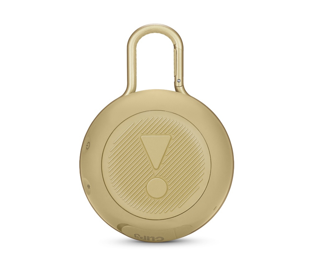JBL Clip 3, portabel Bluetooth-högtalare, Desert Sand