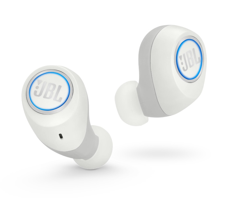 JBL Free, trådlösa in-ear hörlurar vit