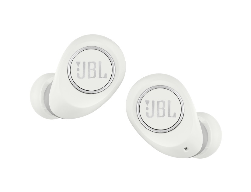 JBL Free, trådlösa in-ear hörlurar vit