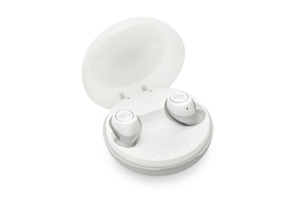 JBL Free, trådlösa in-ear hörlurar vit