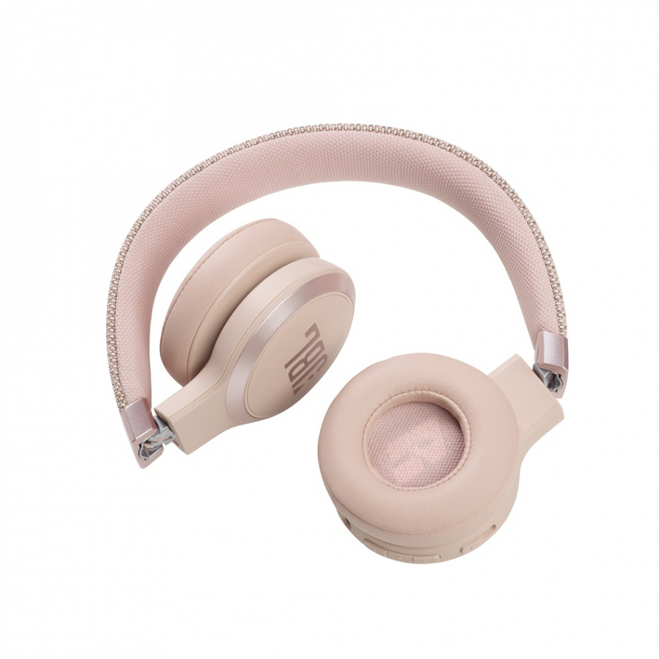 JBL Live 460NC on-ear hörlurar med Bluetooth & brusreducering, rosa