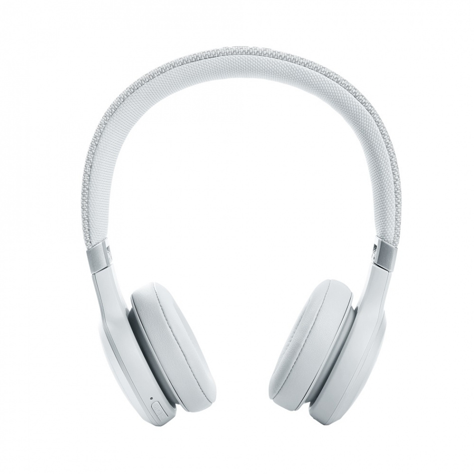 JBL Live 460NC on-ear hörlurar med Bluetooth & brusreducering, vit