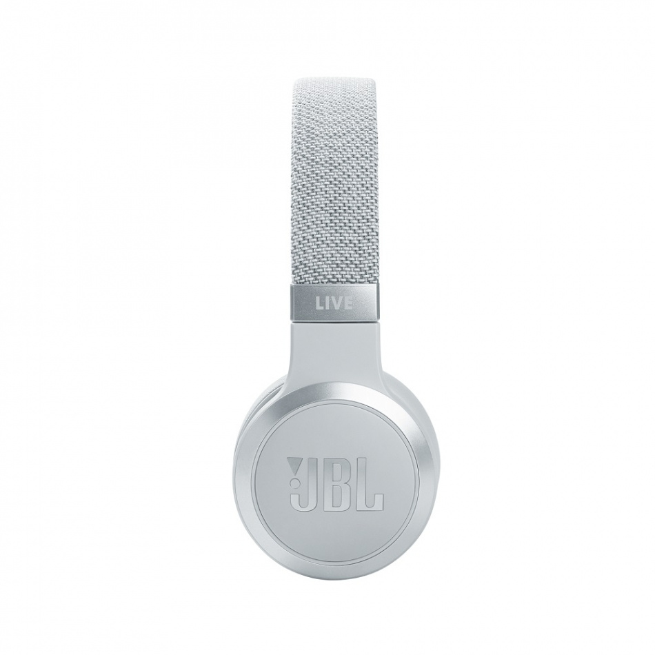 JBL Live 460NC on-ear hörlurar med Bluetooth & brusreducering, vit