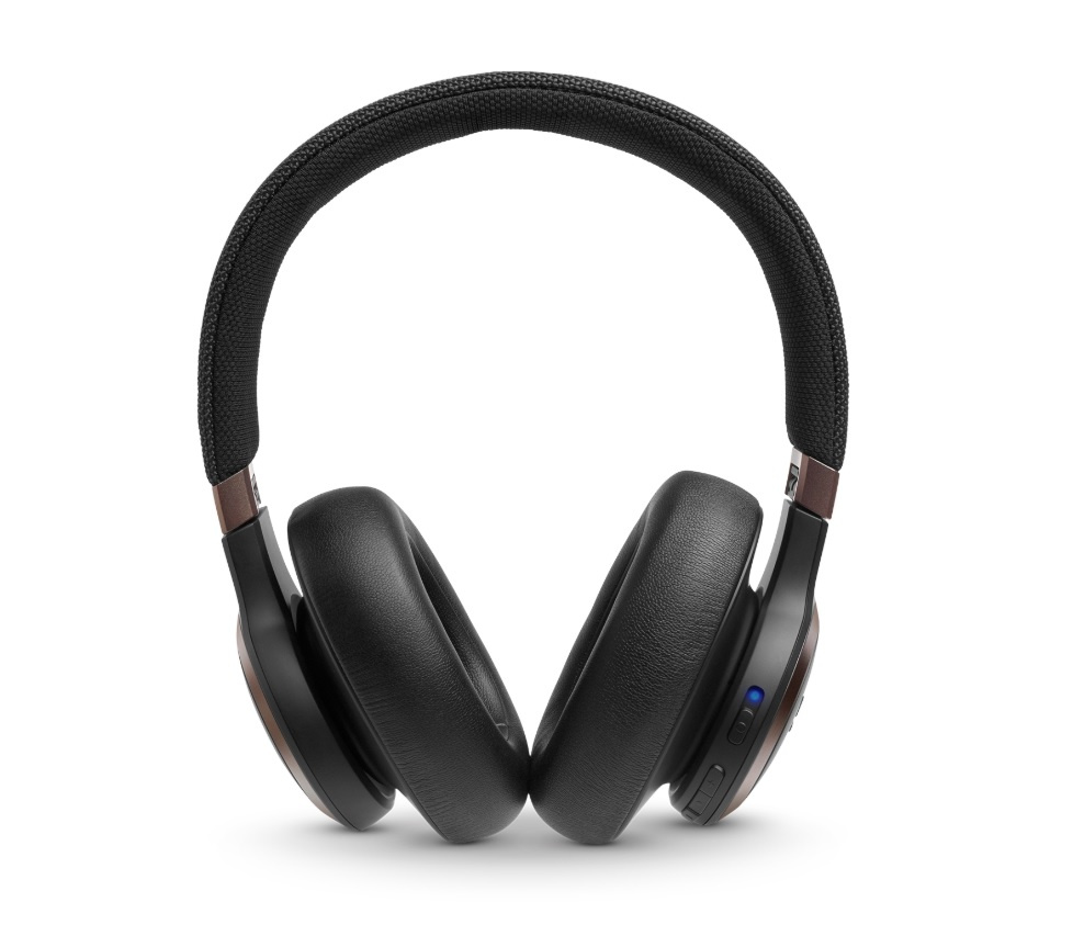 JBL LIVE 650BTNC Over-Ear hörlurar med röststyrning & brusreducering, svart