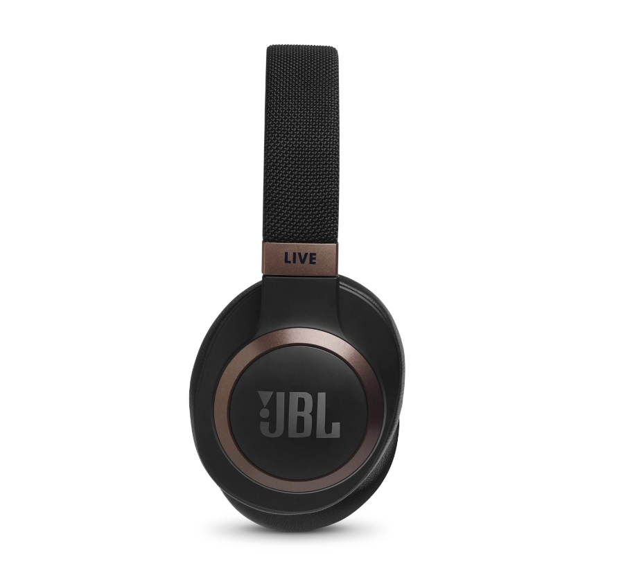 JBL LIVE 650BTNC Over-Ear hörlurar med röststyrning & brusreducering, svart