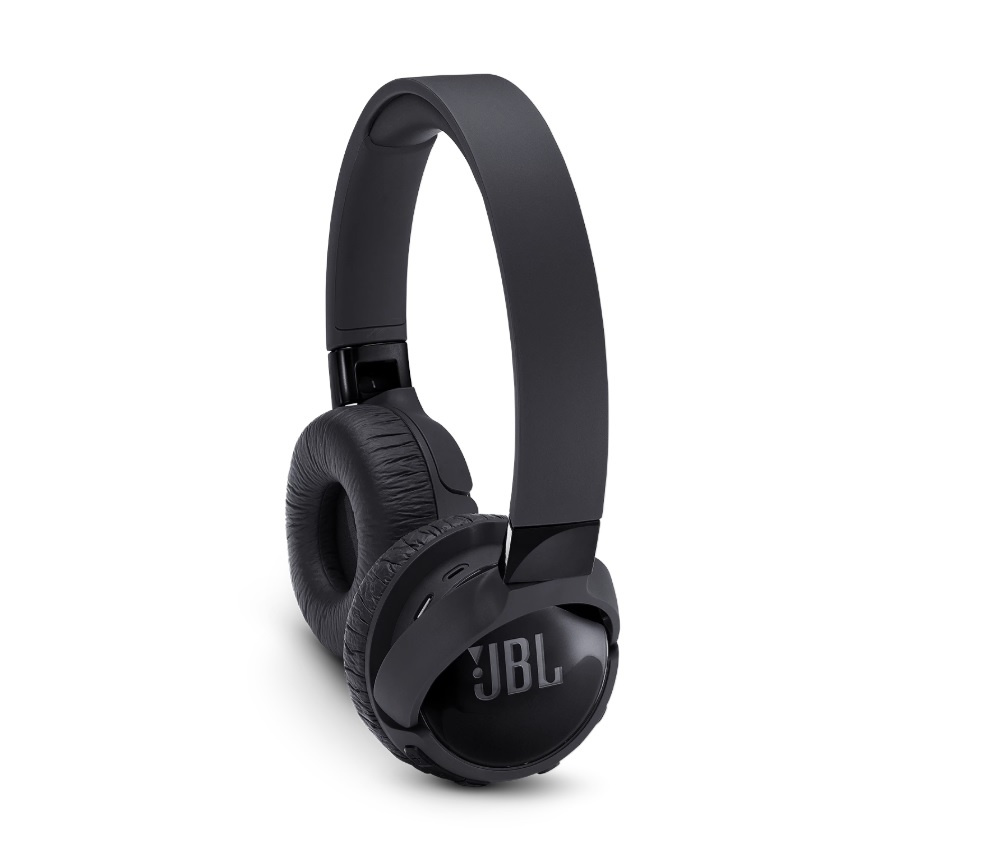 JBL Tune 600BTNC, on-ear hörlur med brusreducering, svart