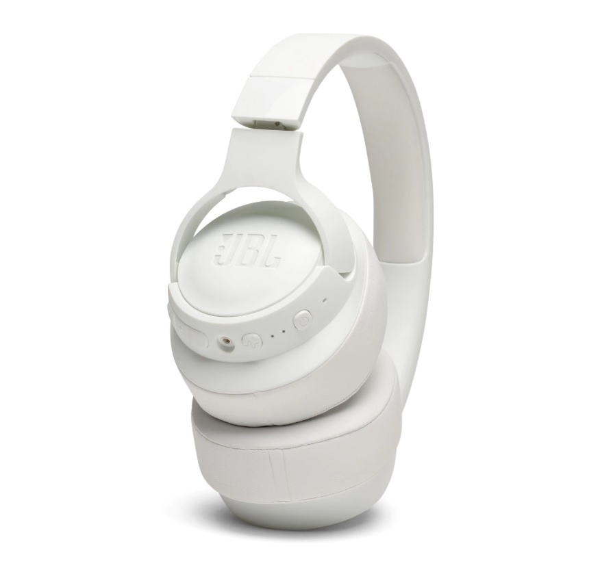 JBL Tune 750BTNC, over-ear hörlur med brusreducering, vit