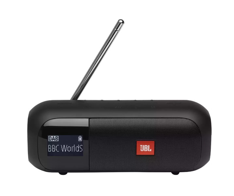 JBL Tuner 2 portabel DAB/FM-radio med Bluetooth, svart