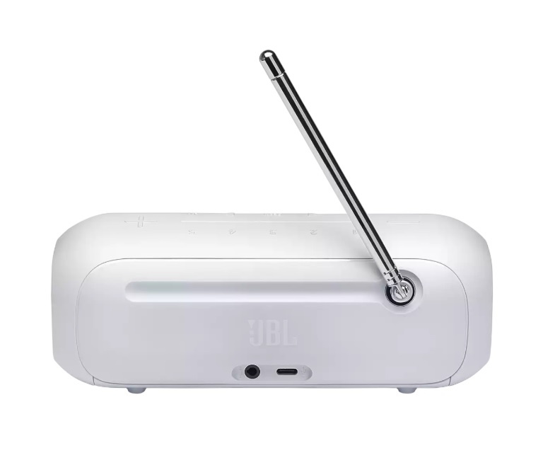 JBL Tuner 2 portabel DAB/FM-radio med Bluetooth, vit