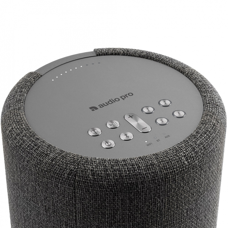 Audio Pro A10 MKII med Chromecast, AirPlay 2 & Bluetooth, mörkgrå