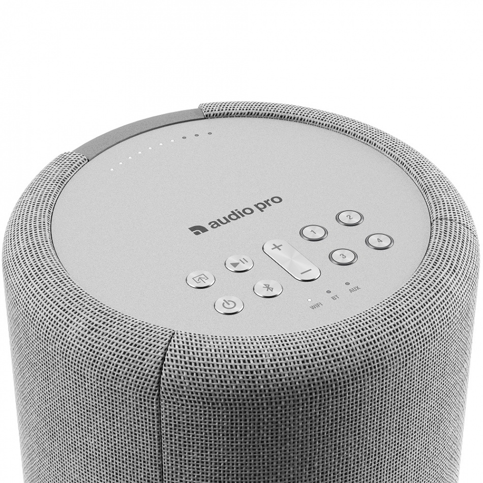 Audio Pro A10 MKII med Chromecast, AirPlay 2 & Bluetooth, ljusgrå