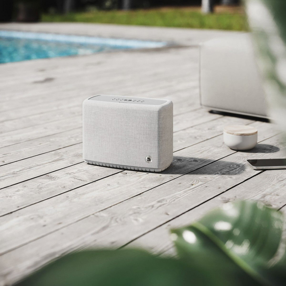 Audio Pro A15 W, IPX2 Wifi-högtalare, ljusgrå Returexemplar