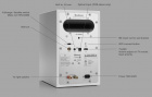 Audio Pro A26 stativhgtalare med Wifi, Bluetooth & HDMI ARC, vitt par