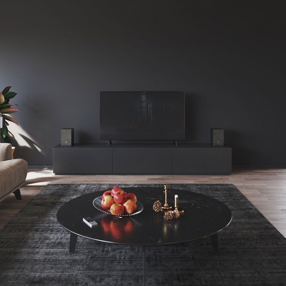 Audio Pro A28 aktiva högtalare med HDMI ARC, Bluetooth & Wifi, svart par