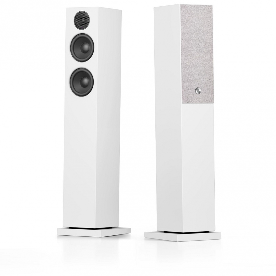 Audio Pro A36 golvhögtalare med Wifi & HDMI ARC, vitt par