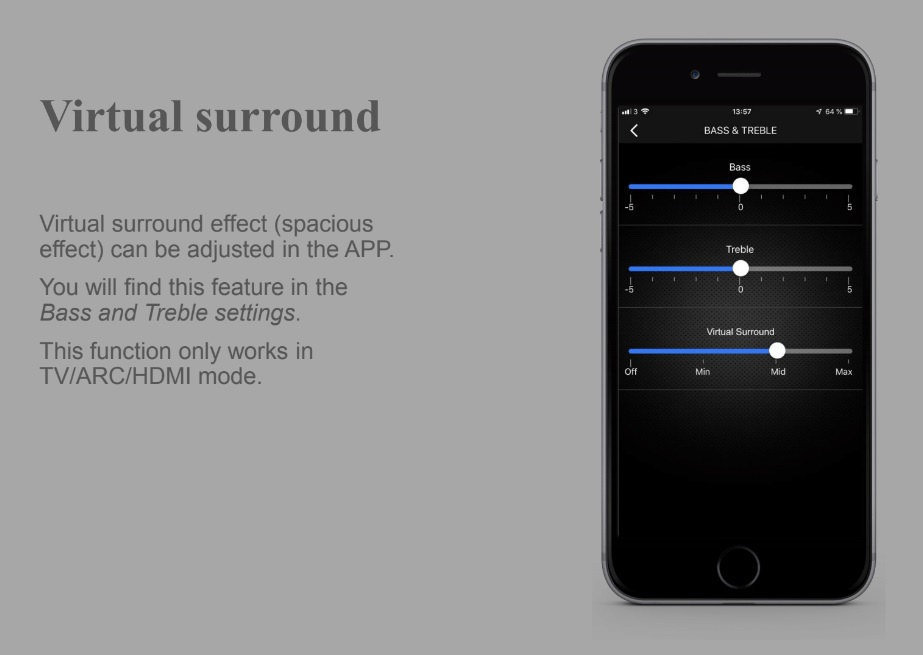 Audio Pro A36 golvhögtalare med Wifi & HDMI ARC, vitt par