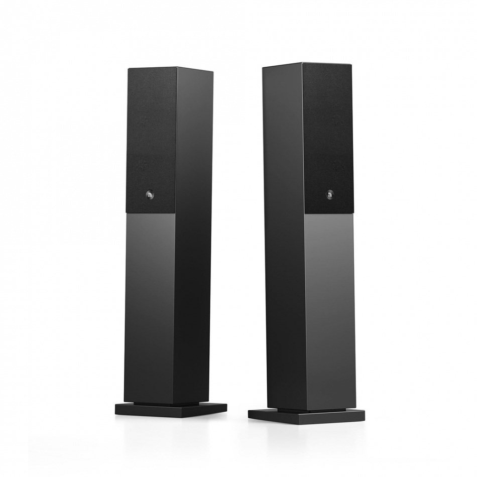 Audio Pro A38 W streaminghögtalare powered by Linkplay med HDMI ARC, svart par