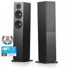 Audio Pro A48 aktiva golvhögtalare med HDMI ARC, Bluetooth & Wifi, svart par Audio Pro A48 aktiva golvhögtalare med HDMI ARC, Bluetooth & Wifi, svart par