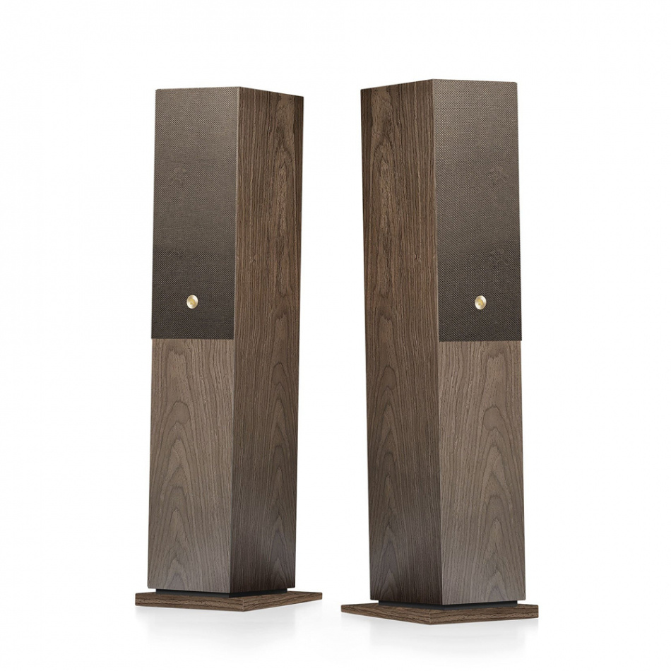 Audio Pro A48 W streaminghögtalare powered by Linkplay med HDMI ARC, valnöt par