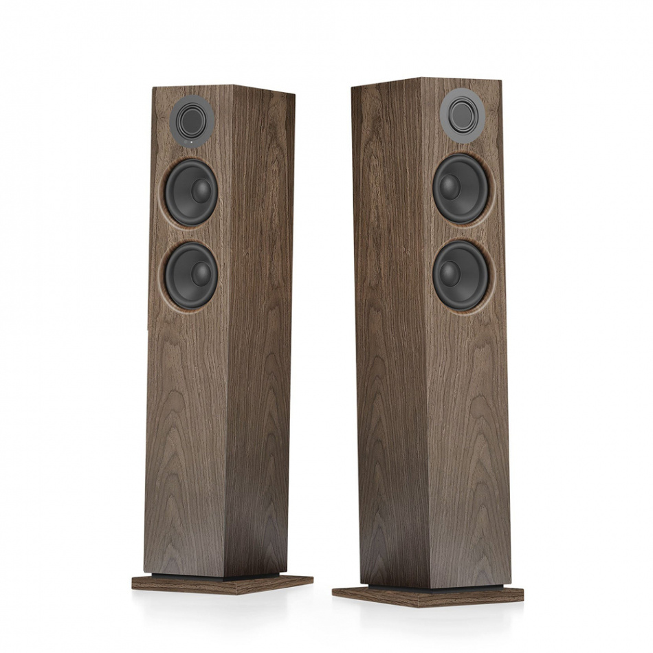 Audio Pro A48 W streaminghögtalare powered by Linkplay med HDMI ARC, valnöt par