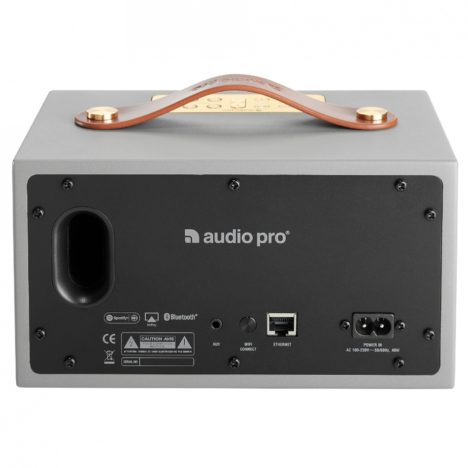 Audio Pro Addon C3 Wifi-högtalare med batteridrift, grå