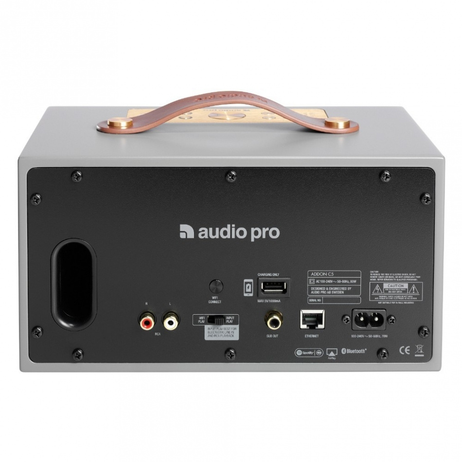 Audio Pro Addon C5 aktiv högtalare med nätverk, grå