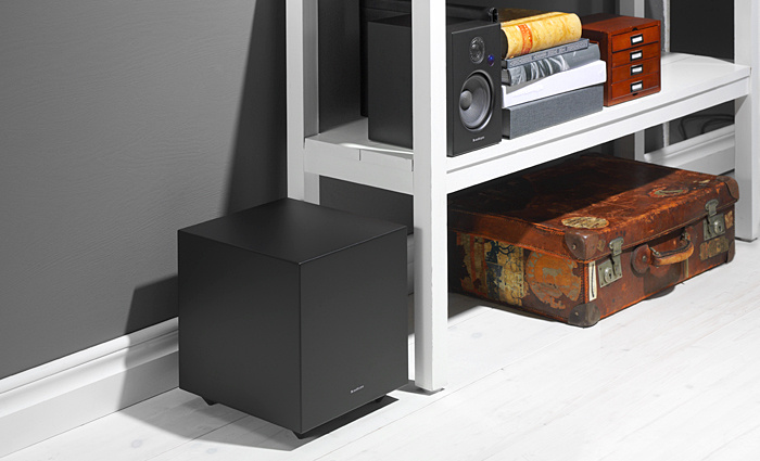 Audio Pro Addon Sub, aktiv subwoofer svart