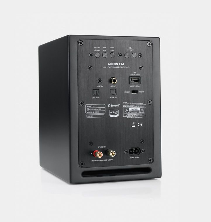 Audio Pro Addon T14, aktiva högtalare med Bluetooth, svarta