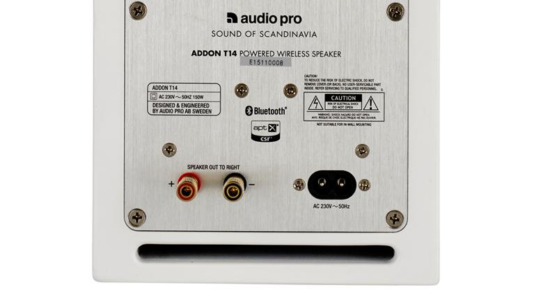 Audio Pro Addon T14, aktiva högtalare med Bluetooth, vita UTFÖRSÄLJNING