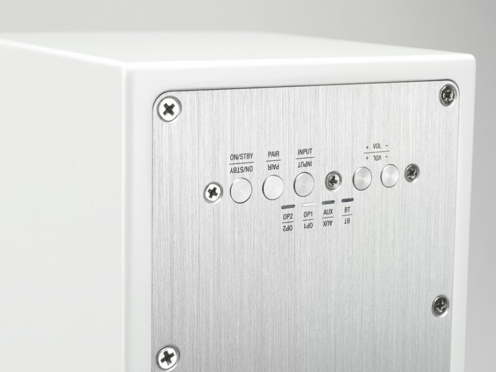 Audio Pro Addon T20, vita aktiva golvhögtalare