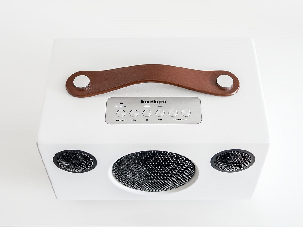 Audio Pro Addon T3 batteridriven Bluetooth-högtalare, vit Returexemplar