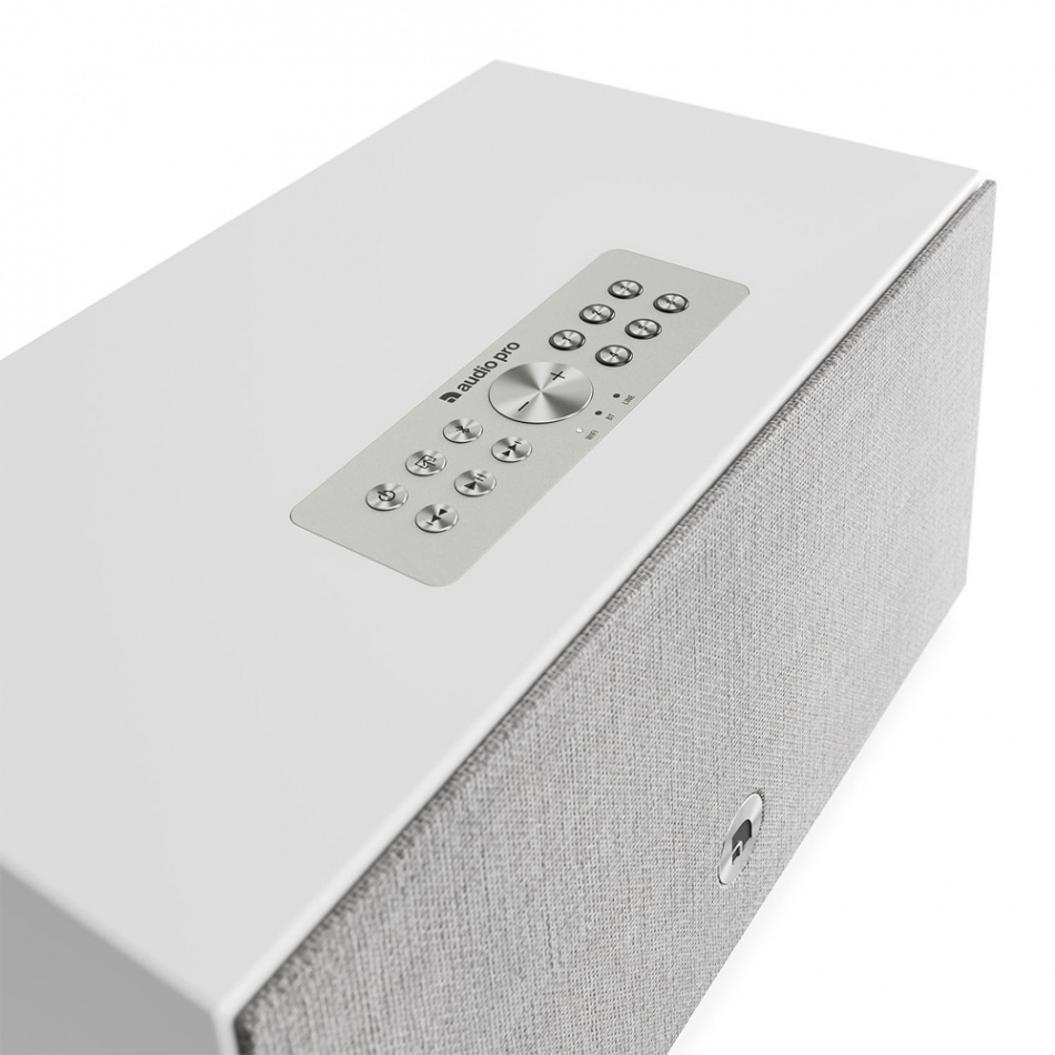 Audio Pro C10 MKII W Wifi-högtalare powered by Linkplay med Chromecast & AirPlay 2, vit