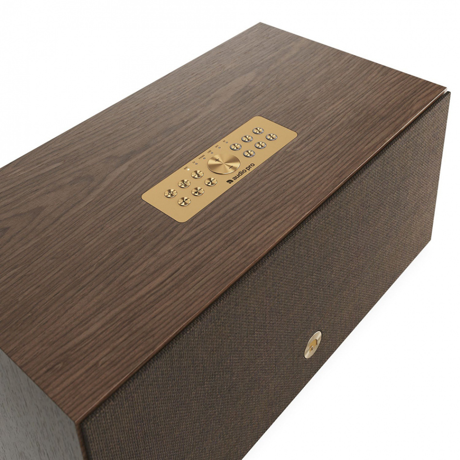 Audio Pro C20 W Wifi-högtalare powered by Linkplay med Chromecast & AirPlay 2, valnöt