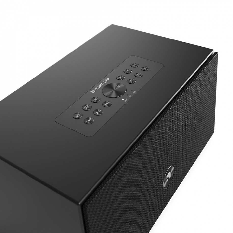 Audio Pro C5 MKII W Wifi-högtalare powered by Linkplay med Chromecast & AirPlay 2, svart