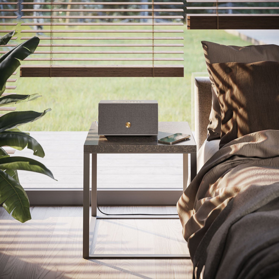 Audio Pro C5 MKII W Wifi-högtalare powered by WiiM med Chromecast & AirPlay 2, grå