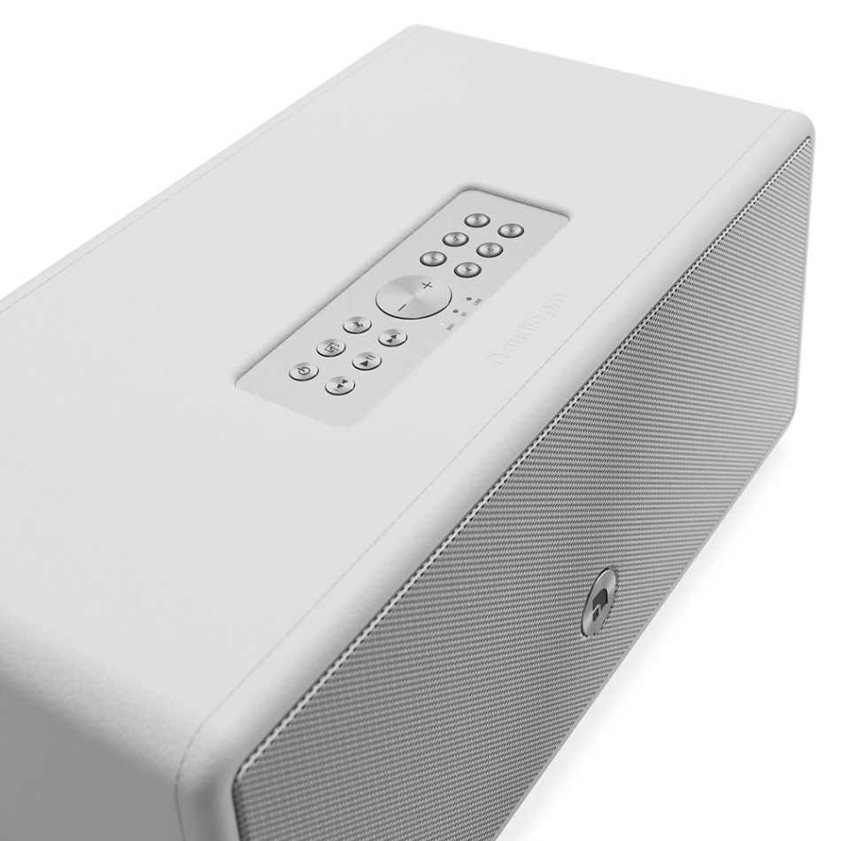 Audio Pro D-2 W, Wifi-högtalare powered by Linkplay med Chromecast & AirPlay 2 vit