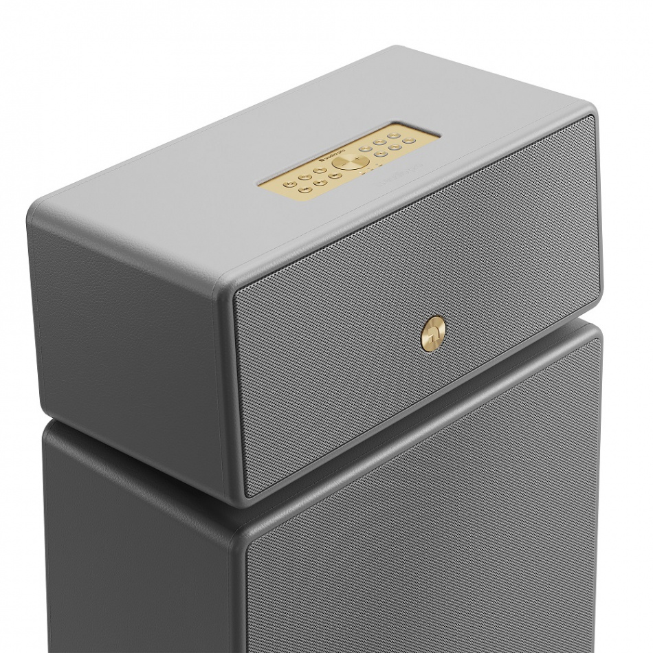 Audio Pro Drumfire II, aktiv Wifi-högtalare, grå Returexemplar