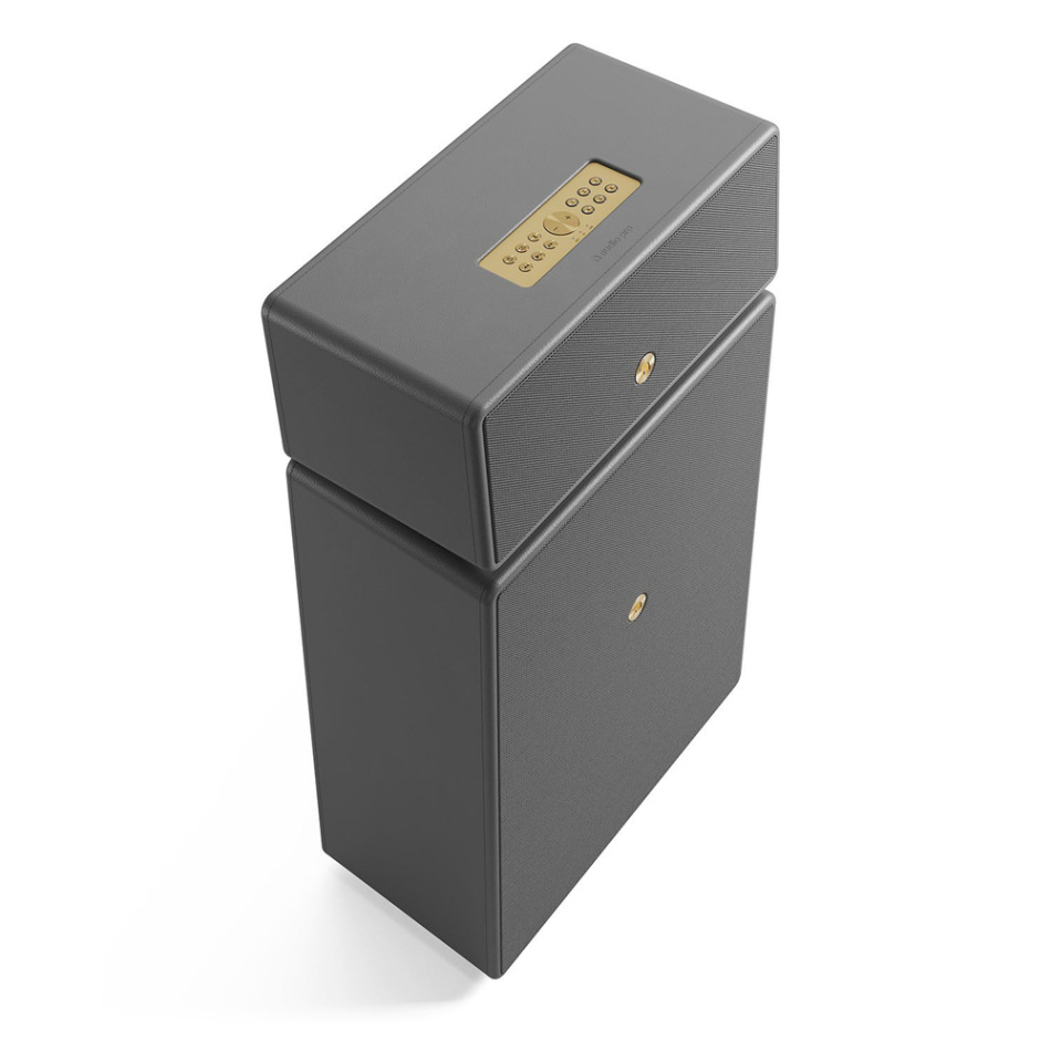 Audio Pro Drumfire II W, Wifi-högtalare powered by Linkplay med Chromecast & AirPlay 2 grå