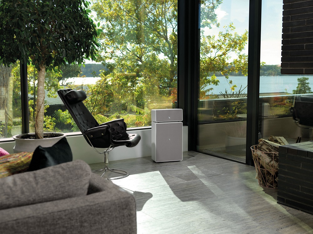 Audio Pro Drumfire, aktiv Wifi-högtalare, Silk White