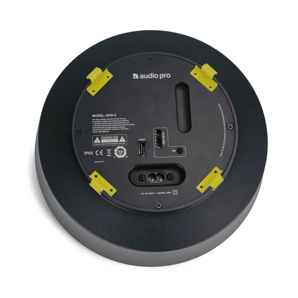 Audio Pro Business SPW-5 trådlös installationshögtalare, svart