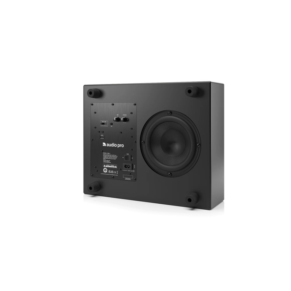 Audio Pro Business SUB-1 trådlös subwoofer, svart