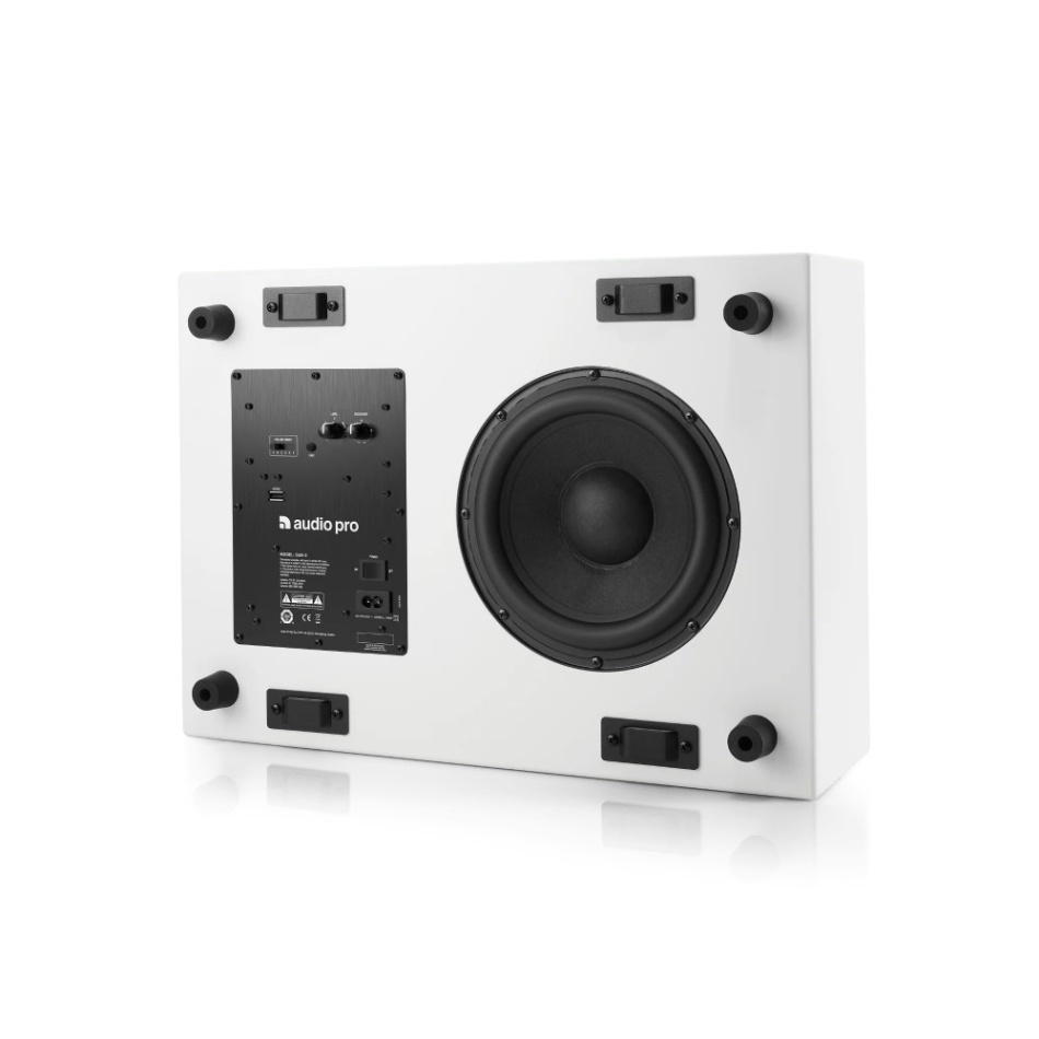 Audio Pro Business SUB-3 trådlös subwoofer, vit