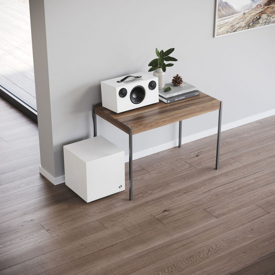 Audio Pro SW-5 aktiv subwoofer, vit