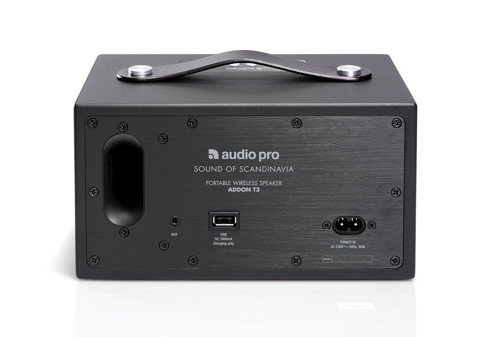 Audio Pro Addon T3+ portabel Bluetooth-högtalare, svart