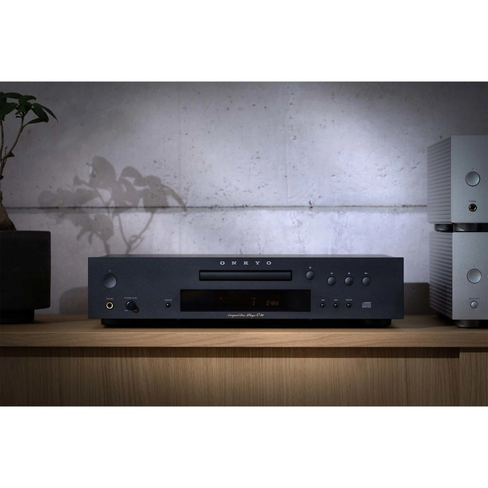 Onkyo C-30 CD-spelare med VLSC-teknik, svart