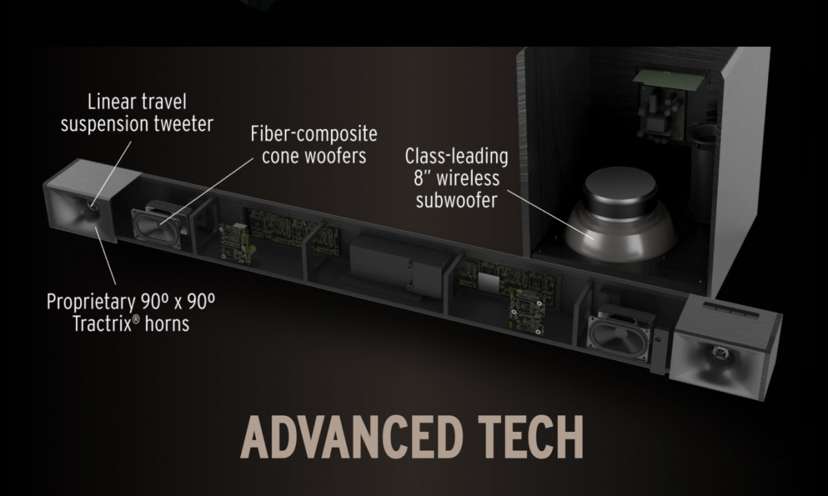 Klipsch Cinema 400 soundbar med HDMI ARC & trådlös 8