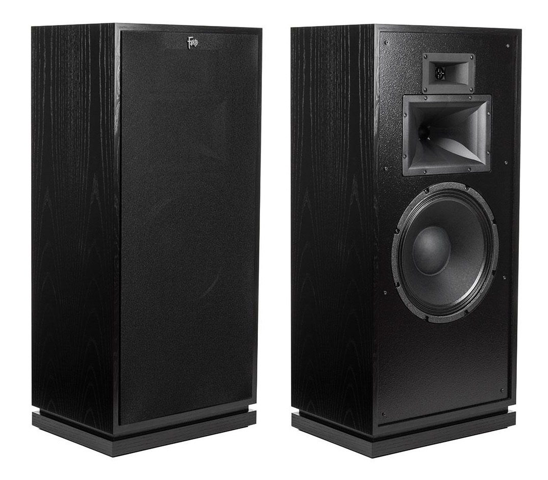 Klipsch Forte III golvhögtalare, svart ask