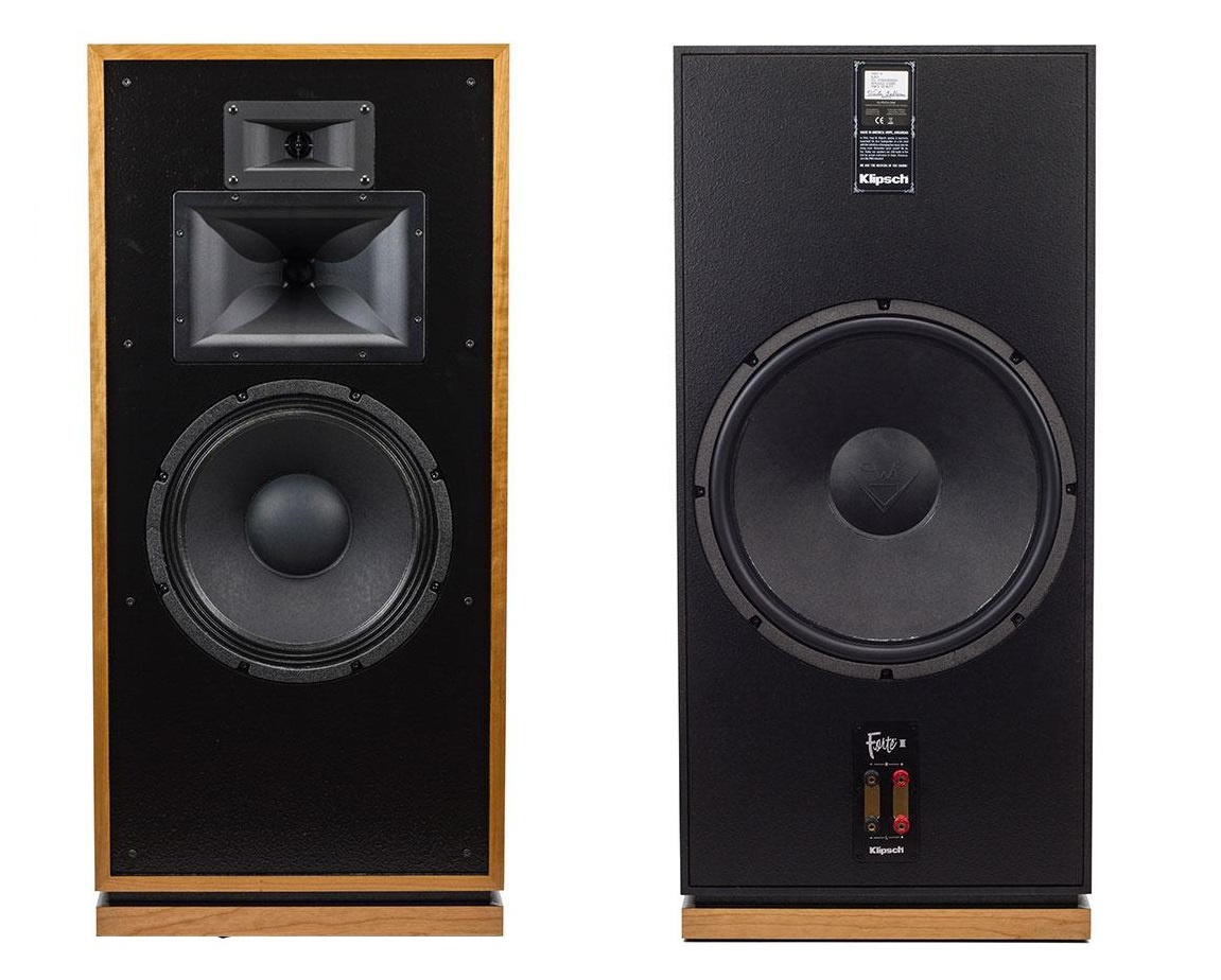 Klipsch Forte III golvhögtalare, körsbär