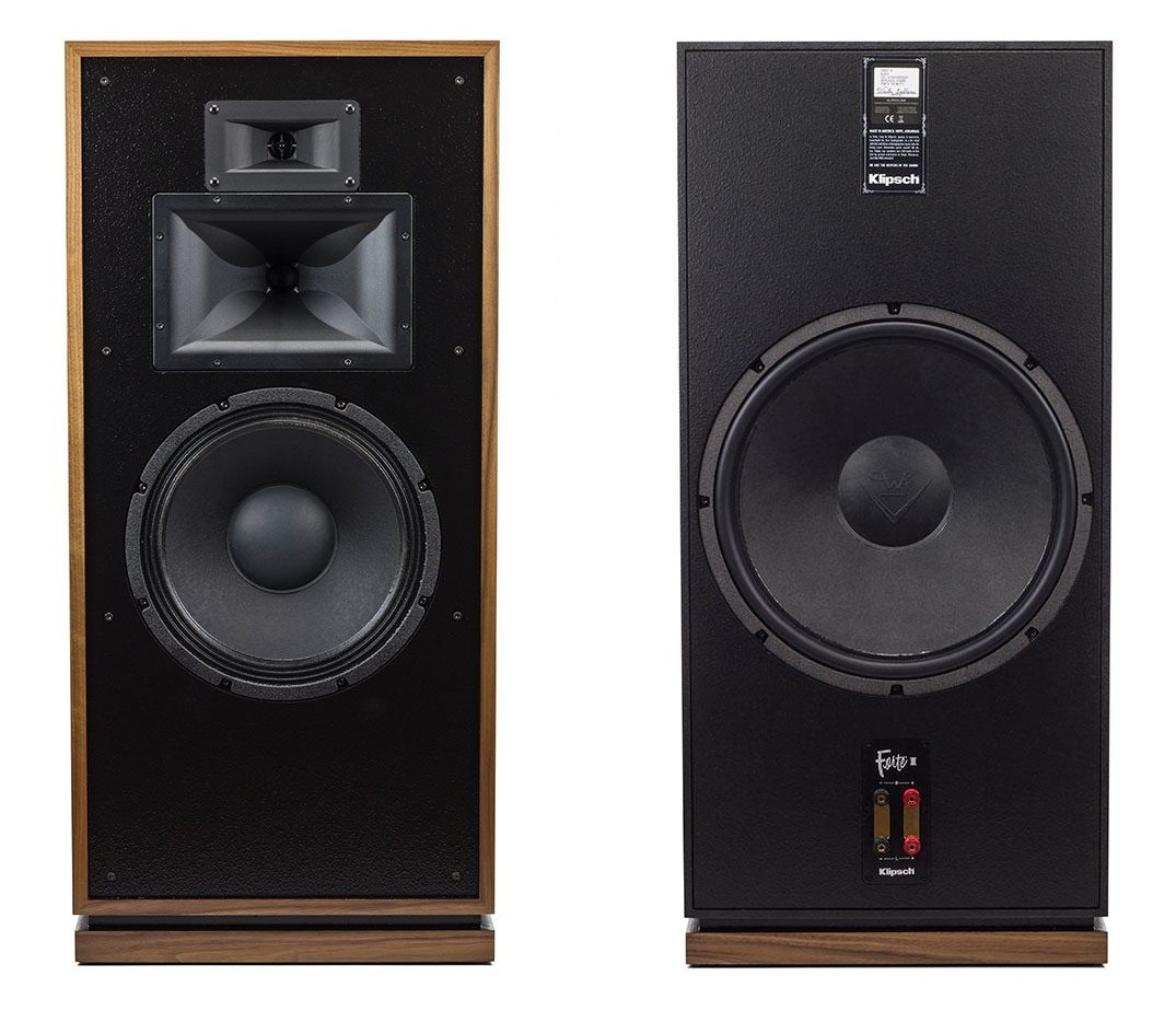 Klipsch Forte III golvhögtalare, valnöt