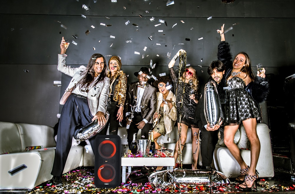 Klipsch Gig XXL bärbar Bluetooth partyhögtalare med mikrofon